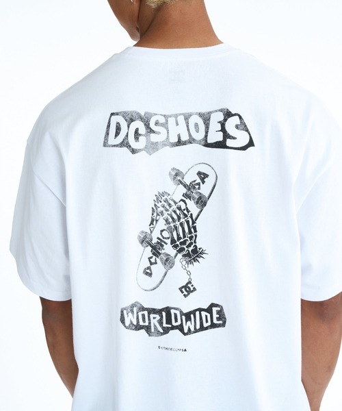 DC SHOES(ディーシーシューズ)の「DC SHOES メンズ 26 PRAY FOR SKATE SS Tシャツ 【2026年春夏モデル】(Tシャツ/カットソー・メンズ・ホワイト/ホワイト系その他/ブラック系その他/ブラック・LARGE/MEDIUM/SMALL/X-LARGE)」の10枚目の写真