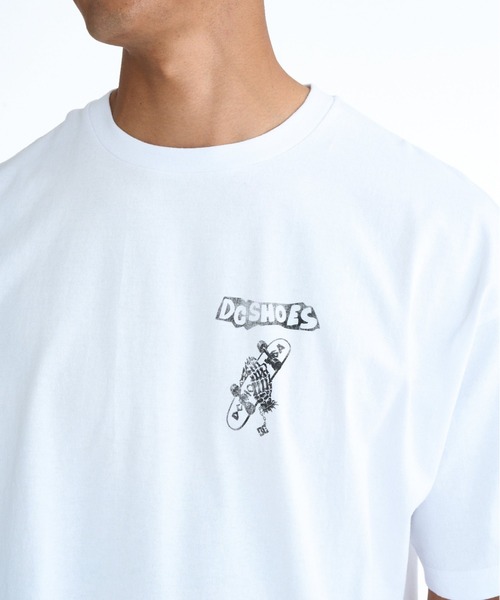 DC SHOES(ディーシーシューズ)の「DC SHOES メンズ 26 PRAY FOR SKATE SS Tシャツ 【2026年春夏モデル】(Tシャツ/カットソー・メンズ・ホワイト/ホワイト系その他/ブラック系その他/ブラック・LARGE/MEDIUM/SMALL/X-LARGE)」の9枚目の写真