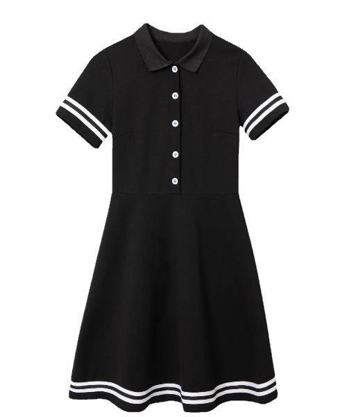 BACKYARD FAMILY(バックヤードファミリー)の「ワンピース ゴルフ スポーツ pmy9665(ワンピース・レディース・ブラック/ホワイト・L/XL/M)」の15枚目の写真