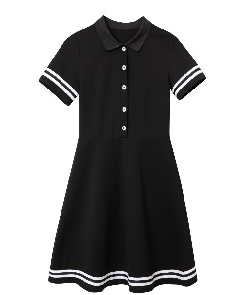 BACKYARD FAMILY(バックヤードファミリー)の「ワンピース ゴルフ スポーツ pmy9665(ワンピース・レディース・ブラック/ホワイト・L/XL/M)」の3枚目の写真
