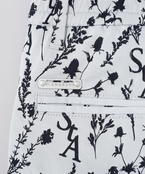 St ANDREWS(セントアンドリュース)の「【St ANDREWS】【ストレッチ】ボタニカルジャガードショートパンツ (MENS)(その他パンツ・メンズ・ブラック/ホワイト・LL1/LL/M/L)」の15枚目の写真