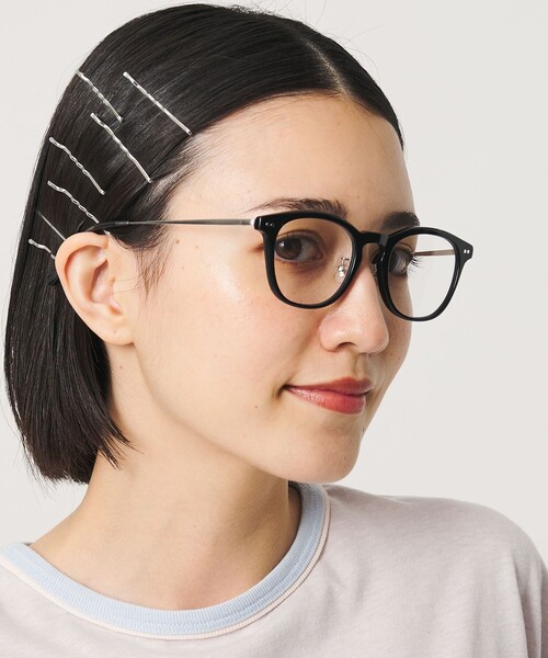 BEAUTY&YOUTH UNITED ARROWS(ビューティーアンドユースユナイテッドアローズ)の「コンビ スクエア メガネ/サングラス(メガネ・レディース・ブラック/ブラウン系・FREE)」の3枚目の写真