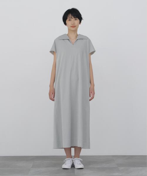 human woman(ヒューマンウーマン)の「◆【名品 / 吸水速乾 / ストレッチ / ウォッシャブル】クールマックスワンピース(ワンピース・レディース・ネイビー/ブラック系その他3・MEDIUM)」の15枚目の写真
