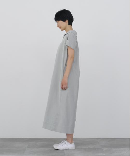 human woman(ヒューマンウーマン)の「◆【名品 / 吸水速乾 / ストレッチ / ウォッシャブル】クールマックスワンピース(ワンピース・レディース・ネイビー/ブラック系その他3・MEDIUM)」の16枚目の写真