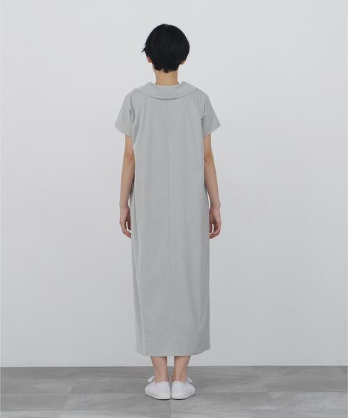 human woman(ヒューマンウーマン)の「◆【名品 / 吸水速乾 / ストレッチ / ウォッシャブル】クールマックスワンピース(ワンピース・レディース・ネイビー/ブラック系その他3・MEDIUM)」の17枚目の写真