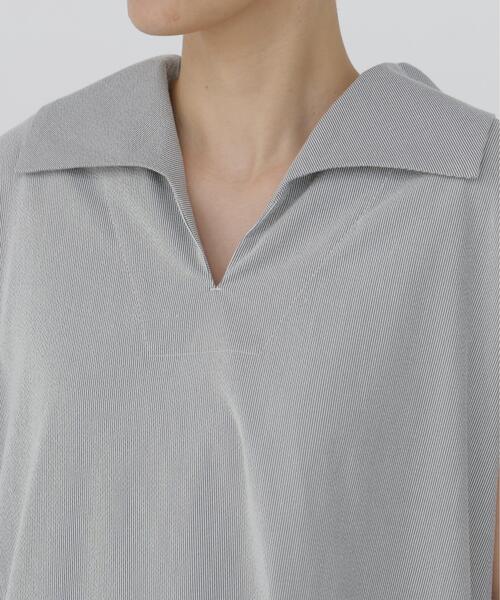 human woman(ヒューマンウーマン)の「◆【名品 / 吸水速乾 / ストレッチ / ウォッシャブル】クールマックスワンピース(ワンピース・レディース・ネイビー/ブラック系その他3・MEDIUM)」の18枚目の写真