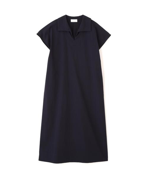 human woman(ヒューマンウーマン)の「◆【名品 / 吸水速乾 / ストレッチ / ウォッシャブル】クールマックスワンピース(ワンピース・レディース・ネイビー/ブラック系その他3・MEDIUM)」の7枚目の写真