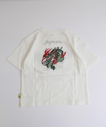 ドラゴン刺繍半袖Tシャツ
