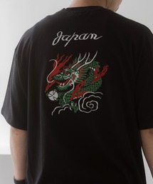 MAKE YOUR DAY（メイクユアデイ）の「ドラゴン刺繍半袖Tシャツ（Tシャツ/カットソー）」