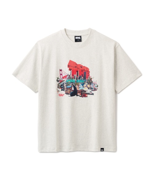 FTC（エフティーシー）の「SF LANDSCAPE TEE（Tシャツ/カットソー・メンズ・アッシュ/ホワイト/ブラック・LARGE/SMALL/MEDIUM/X-LARGE）」の3枚目の写真