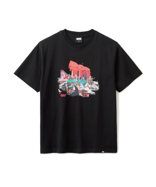 FTC（エフティーシー）の「SF LANDSCAPE TEE（Tシャツ/カットソー・メンズ・アッシュ/ホワイト/ブラック・LARGE/SMALL/MEDIUM/X-LARGE）」の2枚目の写真