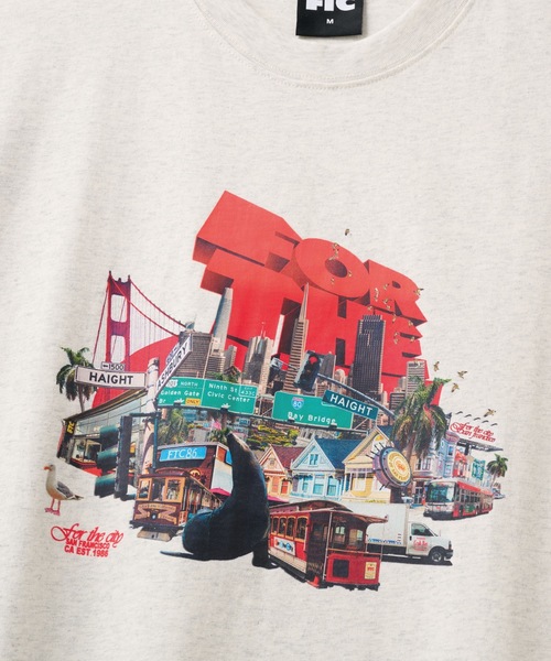 FTC（エフティーシー）の「SF LANDSCAPE TEE（Tシャツ/カットソー・メンズ・アッシュ/ホワイト/ブラック・LARGE/SMALL/MEDIUM/X-LARGE）」の6枚目の写真