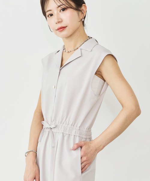Sirin(シリン)の「フレンチスリーブオールインワン【2サイズ展開】(つなぎ/オールインワン・レディース・ブラウン/ベージュ・S/XS)」の19枚目の写真