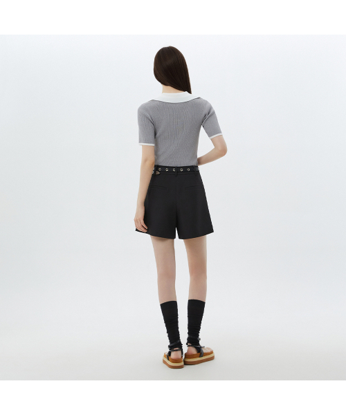 LAP(ラップ)の「ベーシックミニショートパンツ AS2WP462(その他パンツ・レディース・ブラック/ダークグレー/オートミール/ダークブラウン・SMALL/MEDIUM)」の7枚目の写真