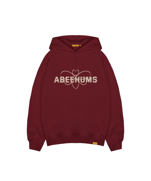 ABEEHUMS（アビハムズ）の「シグネチャーロゴフードスウェットシャツ ABH357-107 バーガンディ（パーカー・レディース・バーガンディー・SMALL/MEDIUM）」の2枚目の写真