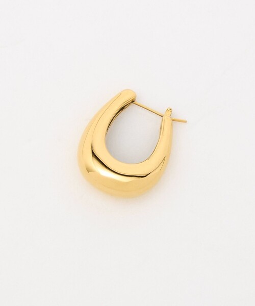 by Preek(バイプリーク)の「<33×by Preek>ボリューム フープ ピアス(ピアス(両耳用)・レディース・ゴールド・FREE)」の3枚目の写真