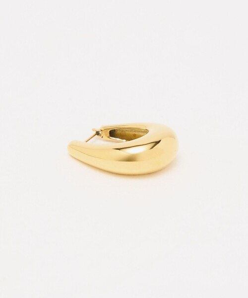 by Preek(バイプリーク)の「<33×by Preek>ボリューム フープ ピアス(ピアス(両耳用)・レディース・ゴールド・FREE)」の4枚目の写真