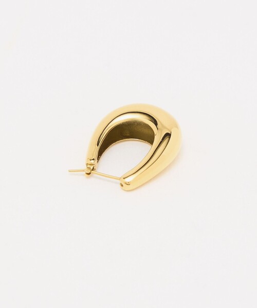 by Preek(バイプリーク)の「<33×by Preek>ボリューム フープ ピアス(ピアス(両耳用)・レディース・ゴールド・FREE)」の5枚目の写真