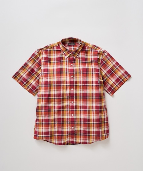 Eddie Bauer(エディーバウアー)の「マドラス プレイド 半袖シャツ(シャツ/ブラウス・メンズ・オレンジ系/レッド系/ネイビー系/ベージュ系・M/L/XL/XXL/S)」の14枚目の写真