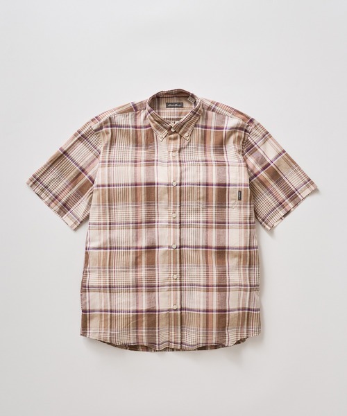 Eddie Bauer(エディーバウアー)の「マドラス プレイド 半袖シャツ(シャツ/ブラウス・メンズ・オレンジ系/レッド系/ネイビー系/ベージュ系・M/L/XL/XXL/S)」の16枚目の写真