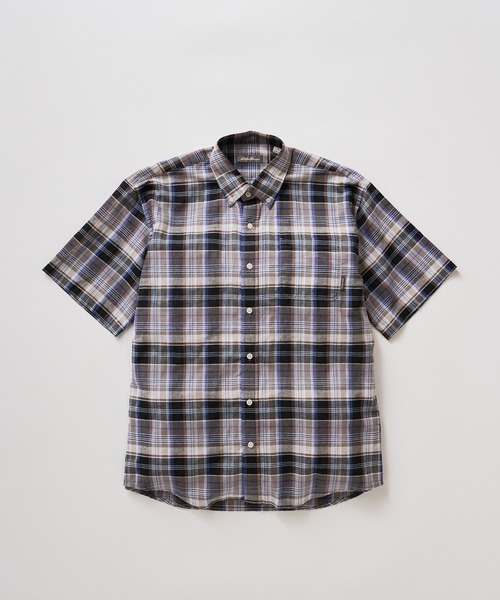 Eddie Bauer(エディーバウアー)の「マドラス プレイド 半袖シャツ(シャツ/ブラウス・メンズ・オレンジ系/レッド系/ネイビー系/ベージュ系・M/L/XL/XXL/S)」の15枚目の写真