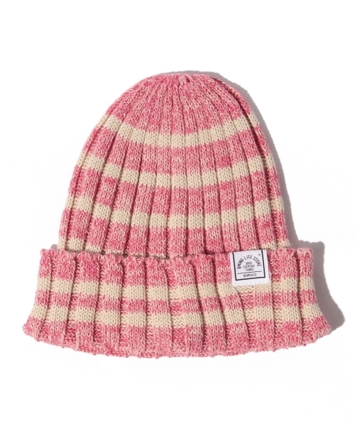 B:MING by BEAMS（ビーミングバイビームス）の「ビーミング by ビームス / ボーダーワッチキャップ 16SS（ニットキャップ/ビーニー・キッズ・オフホワイト/レッド系その他/ネイビー・MEDIUM/SMALL）」の16枚目の写真