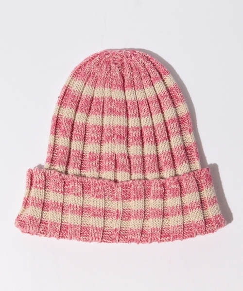 B:MING by BEAMS（ビーミングバイビームス）の「ビーミング by ビームス / ボーダーワッチキャップ 16SS（ニットキャップ/ビーニー・キッズ・オフホワイト/レッド系その他/ネイビー・MEDIUM/SMALL）」の17枚目の写真