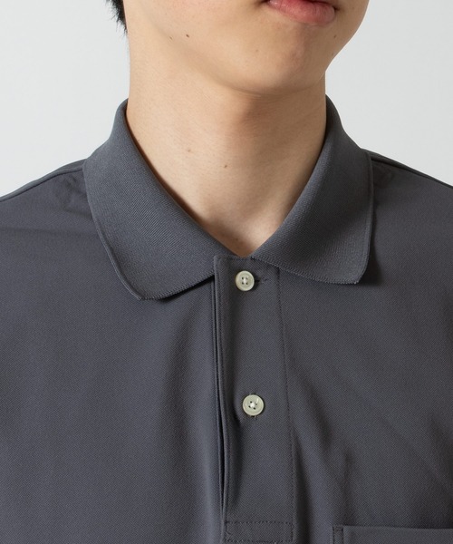 DAIWA PIER39(ダイワピア39)の「TECH POLO SHIRT S/S BE-37026(シャツ/ブラウス・メンズ・チャコールグレー/ブラック/ホワイト・MEDIUM/X-LARGE/LARGE/SMALL)」の10枚目の写真