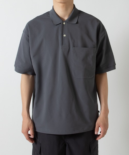 DAIWA PIER39(ダイワピア39)の「TECH POLO SHIRT S/S BE-37026(シャツ/ブラウス・メンズ・チャコールグレー/ブラック/ホワイト・MEDIUM/X-LARGE/LARGE/SMALL)」の6枚目の写真