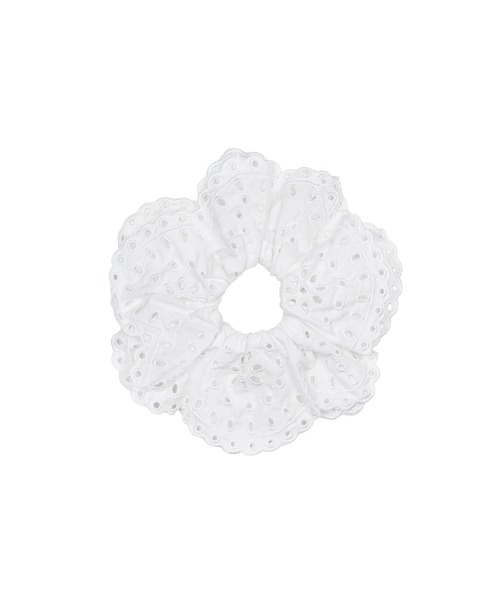 ANDRESD（アンドレスド）の「カットワークフリルドレス / cutwork frill dress（ドレス・レディース・ブラック×ホワイト/ブラック×グレー・S/L/M）」の4枚目の写真
