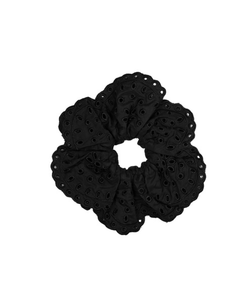 ANDRESD（アンドレスド）の「カットワークフリルドレス / cutwork frill dress（ドレス・レディース・ブラック×ホワイト/ブラック×グレー・S/L/M）」の3枚目の写真
