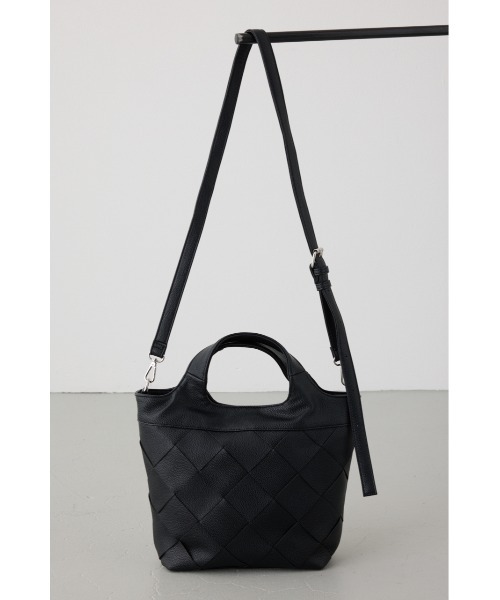 AZUL by moussy（アズールバイマウジー）の「イントレチャート2WAYトートバッグ（トートバッグ・メンズ・グレー/ブラック・FREE）」の2枚目の写真