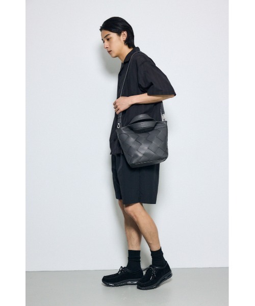 AZUL by moussy（アズールバイマウジー）の「イントレチャート2WAYトートバッグ（トートバッグ・メンズ・グレー/ブラック・FREE）」の15枚目の写真