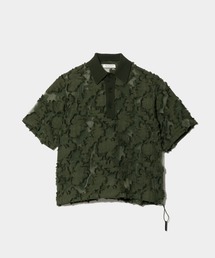 aloha jacquard polo shirt