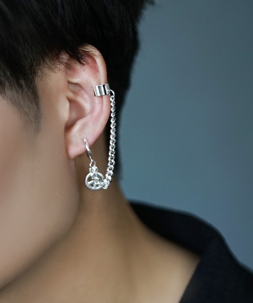 MinoriTY(マイノリティ)の「【MinoriTY】ドロップモチーフイヤーカフ メンズ ウィメンズ ユニセックス アクセサリー(ピアス(片耳用)・メンズ・シルバー系1/シルバー系5/シルバー系3/シルバー系4/シルバー系6/シルバー系2・FREE)」の5枚目の写真