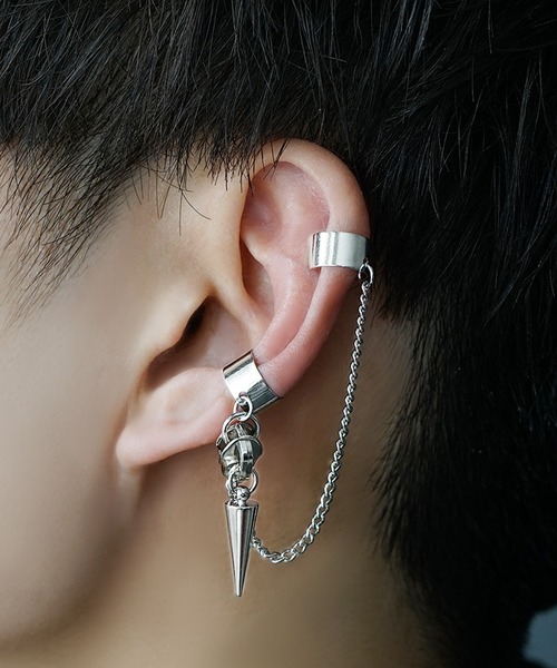 MinoriTY(マイノリティ)の「【MinoriTY】ドロップモチーフイヤーカフ メンズ ウィメンズ ユニセックス アクセサリー(ピアス(片耳用)・メンズ・シルバー系1/シルバー系5/シルバー系3/シルバー系4/シルバー系6/シルバー系2・FREE)」の6枚目の写真
