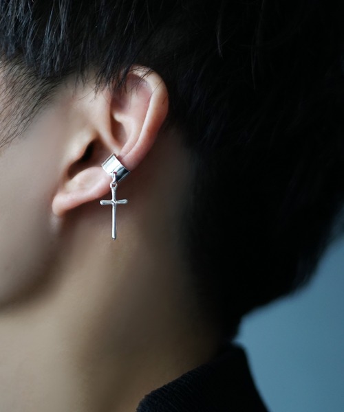 MinoriTY(マイノリティ)の「【MinoriTY】ドロップモチーフイヤーカフ メンズ ウィメンズ ユニセックス アクセサリー(ピアス(片耳用)・メンズ・シルバー系1/シルバー系5/シルバー系3/シルバー系4/シルバー系6/シルバー系2・FREE)」の8枚目の写真