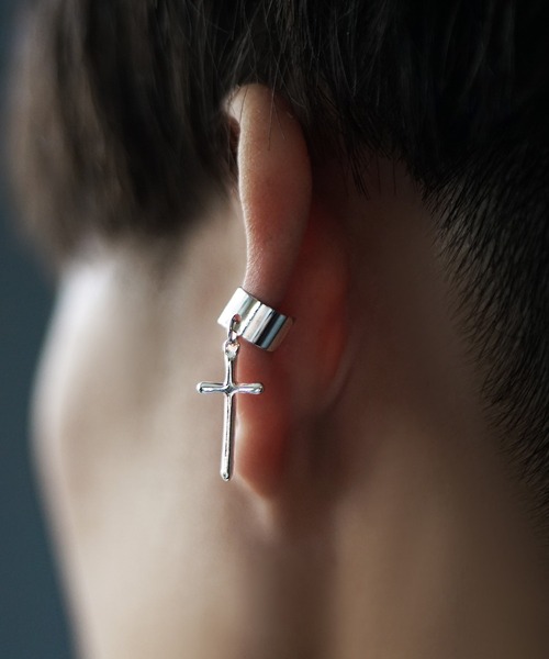 MinoriTY(マイノリティ)の「【MinoriTY】ドロップモチーフイヤーカフ メンズ ウィメンズ ユニセックス アクセサリー(ピアス(片耳用)・メンズ・シルバー系1/シルバー系5/シルバー系3/シルバー系4/シルバー系6/シルバー系2・FREE)」の9枚目の写真