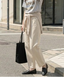 コットンカーブワイドデニムパンツ