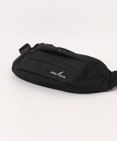NAUTICA（ノーティカ）の「【NAUTICA/ノーティカ】 NTC-12 ウエストバッグ（ボディバッグ/ウエストポーチ・メンズ・ブラック/ホワイト・FREE）」の4枚目の写真