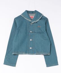 KENZO Tulip' ライト ワークウエア ジャケット イン ウォッシュド