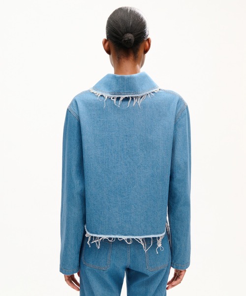 KENZO(ケンゾー)の「チョア ワークウエア ジャケット イン ジャパニーズ デニム(デニムジャケット・レディース・ブルー系その他7・SMALL/X-SMALL)」の2枚目の写真