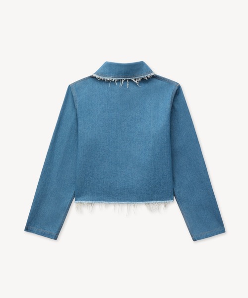 KENZO(ケンゾー)の「チョア ワークウエア ジャケット イン ジャパニーズ デニム(デニムジャケット・レディース・ブルー系その他7・SMALL/X-SMALL)」の4枚目の写真