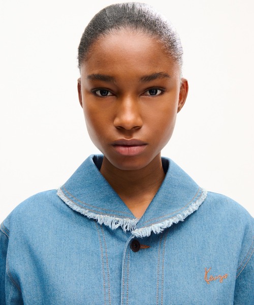 KENZO(ケンゾー)の「チョア ワークウエア ジャケット イン ジャパニーズ デニム(デニムジャケット・レディース・ブルー系その他7・SMALL/X-SMALL)」の5枚目の写真