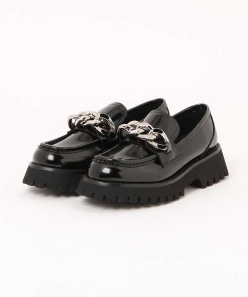 Jeffrey Campbell(ジェフリーキャンベル)の「厚底タンクソールローファー(ローファー・レディース・ブラック・36/37)」の1枚目の写真
