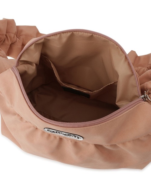 OUTDOOR PRODUCTS(アウトドアプロダクツ)の「【OUTDOOR PRODUCTS】VIS別注 スエード & 合皮 フリル ショルダーバッグ / WEB限定カラー(ショルダーバッグ・レディース・ピンク/ブラック/ベージュ/ブラウン・FREE)」の22枚目の写真