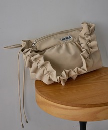 OUTDOOR PRODUCTS（アウトドアプロダクツ）の「【OUTDOOR PRODUCTS】VIS別注 スエード ＆ 合皮 フリル ショルダーバッグ / WEB限定カラー（ショルダーバッグ）」