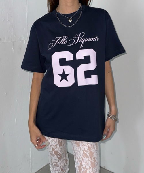 Bamm(バム)の「ナンバリングロゴTシャツ(Tシャツ/カットソー・レディース・ホワイト/ネイビー/ブラック・FREE)」の3枚目の写真