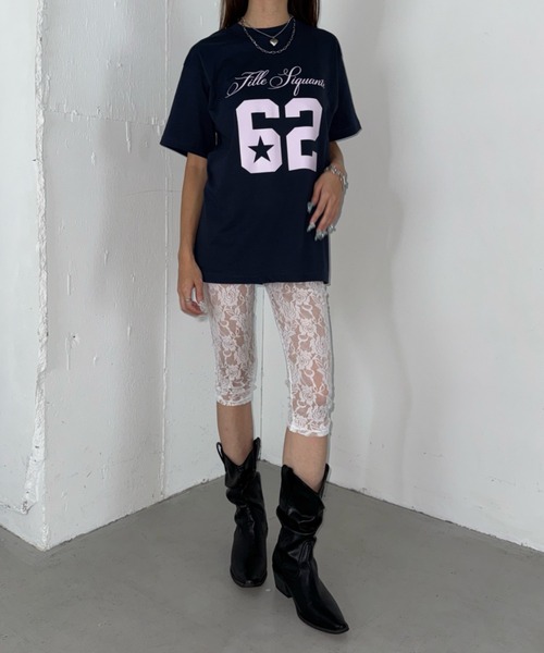 Bamm(バム)の「ナンバリングロゴTシャツ(Tシャツ/カットソー・レディース・ホワイト/ネイビー/ブラック・FREE)」の21枚目の写真