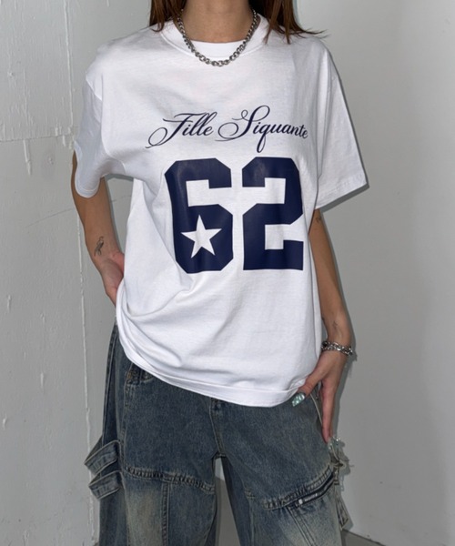 Bamm(バム)の「ナンバリングロゴTシャツ(Tシャツ/カットソー・レディース・ホワイト/ネイビー/ブラック・FREE)」の10枚目の写真